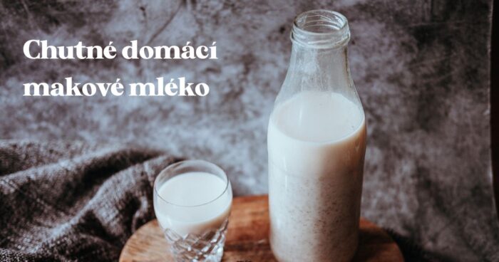 Makové mléko je rostlinná alternativa kravského mléka plná vápníku s typickou chutí máku. 