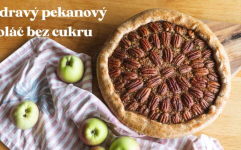 Ořechový pecan pie: Pekanový koláč bez cukru.