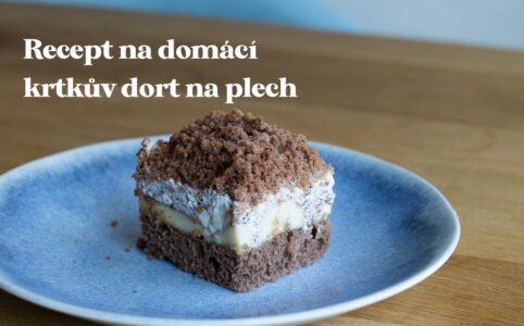 Recept na domácí krtkův dort na plech