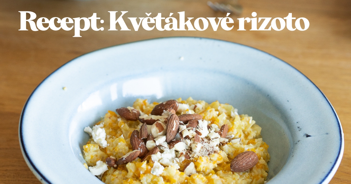 květákové rizoto recept