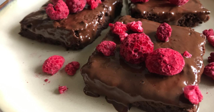 Recept: Nejlepší čokoládové brownies s lyofilizovaným ovocem