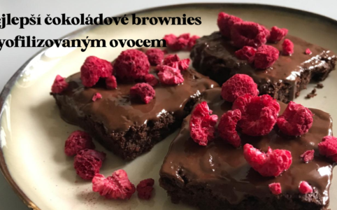 Recept: Nejlepší čokoládové brownies s lyofilizovaným ovocem