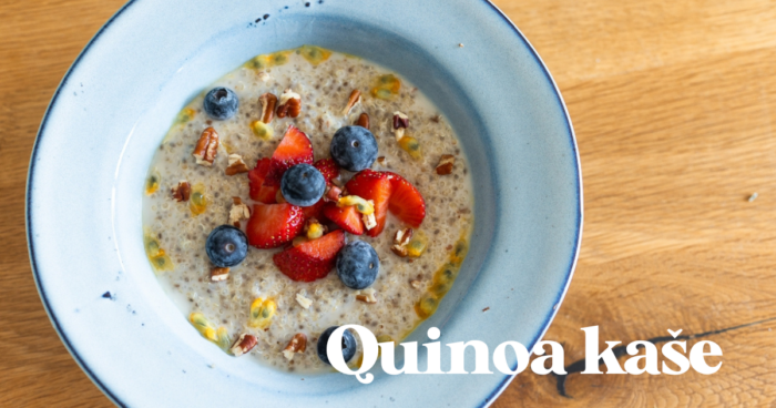 Quinoa na sladko: Dokonalá snídaňová kaše z quinoy