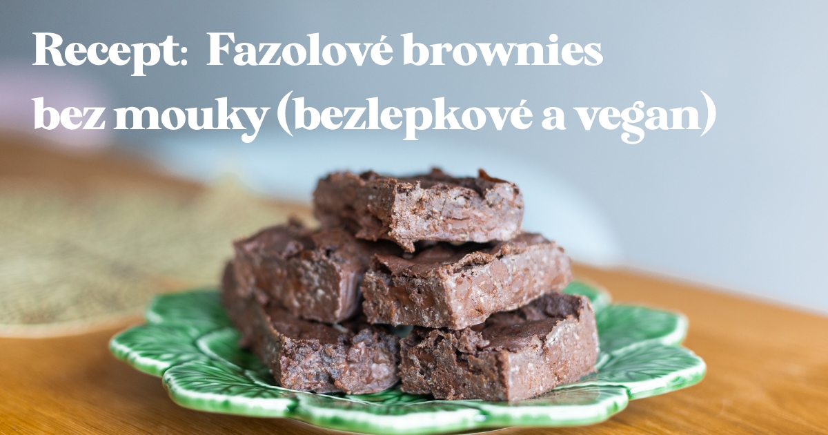 Veganské bezlepkové fazolové brownies, nejlepší recept