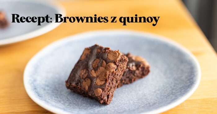 Proteinové brownies z quinoy a banánu (vegan)