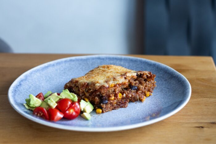 Mexická quinoa zapečená se sýrem