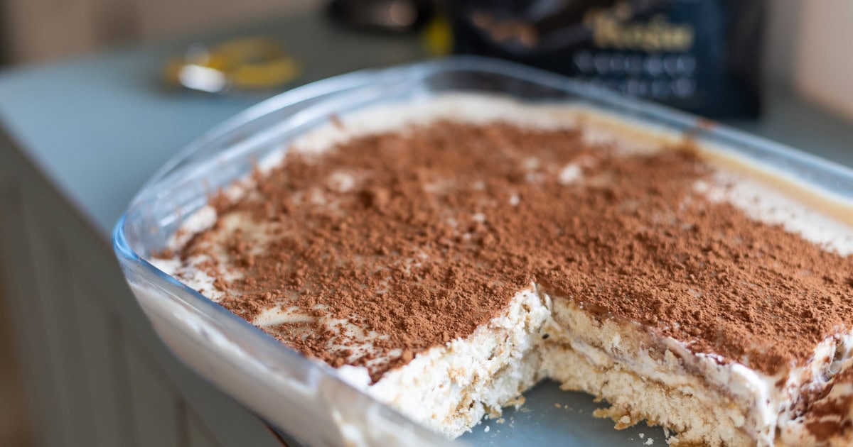 Vegan tiramisu