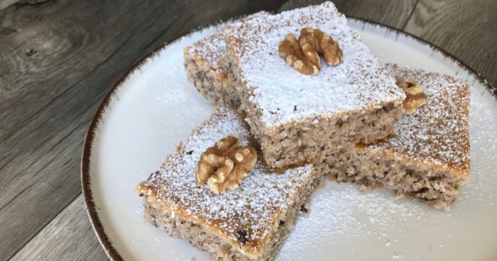 Recept: Luxusní rychlá ořechová buchta
